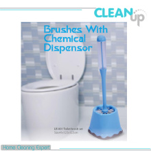 High Quality Toilet Brush Set with Chemical dispenser Custmomized